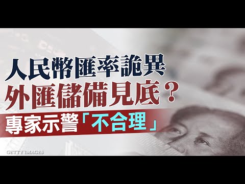 人民币汇率诡异 外汇储备见底？专家示警“不合理”