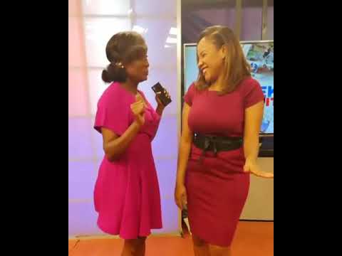 NTV anchors Olive Burrows and Ida Waringa sing in studio