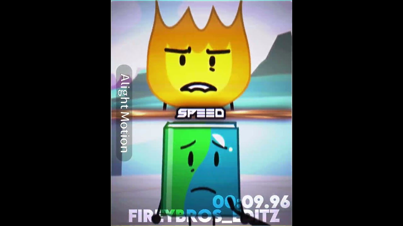 Firey vs book ( BOOK IS NOT MY GOAT FAVORITE) #bfb #1v1 #tpot #edit