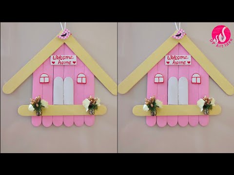 DIY Wall Hanging || Wall Decor Craft || Ice Cream Stick Craft Idea