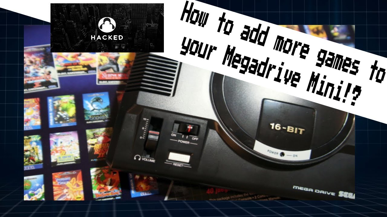 How to add games to your Sega Genesis/Mega drive Mini YouTube