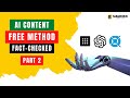Write Fact Checked SEO Content Using AI for FREE | My AI Blogging Workflow In 2023 [Part 2]