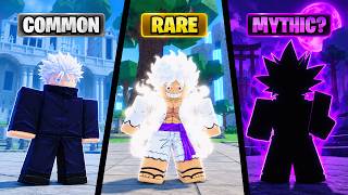 Finding The Rarest Anime Characters In ROBLOX Battlegrounds Games