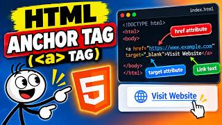 HOW TO CREATE LINKS IN HTML USING THE ANCHOR TAG