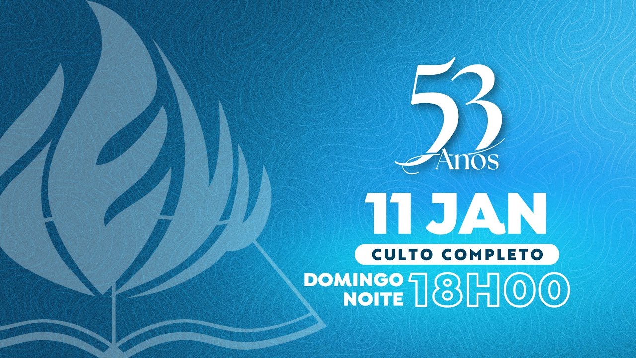 Culto Domingo Noite | 11/01/2026 | Pr. Thiago Passos