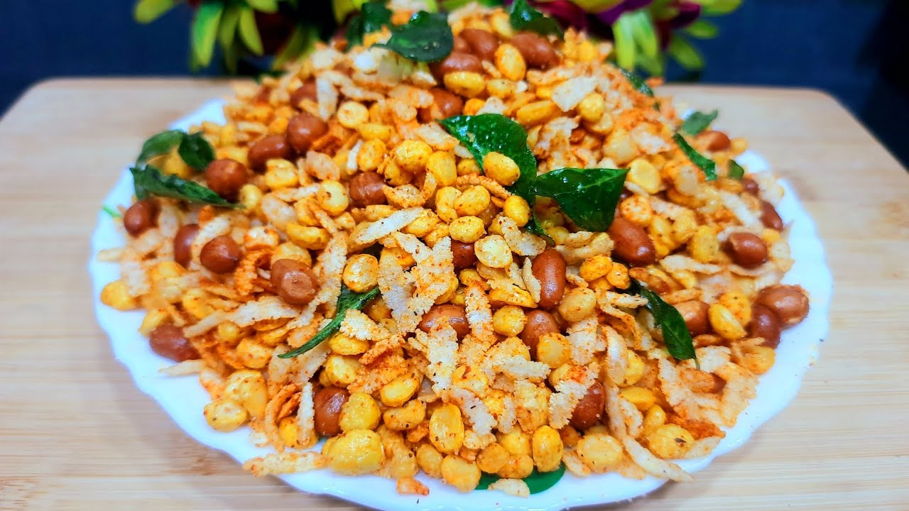 बाजार से भी ज्यादा करारी,मसालेदार, चटपटी🤤 चनादाल दालमोट मिक्सचर | घर पर बनाए आसानी से झटपट😋#ytvideo 