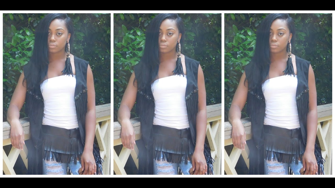 Spoiled Accessores Black Fringe Collection| @iamtherealtaj