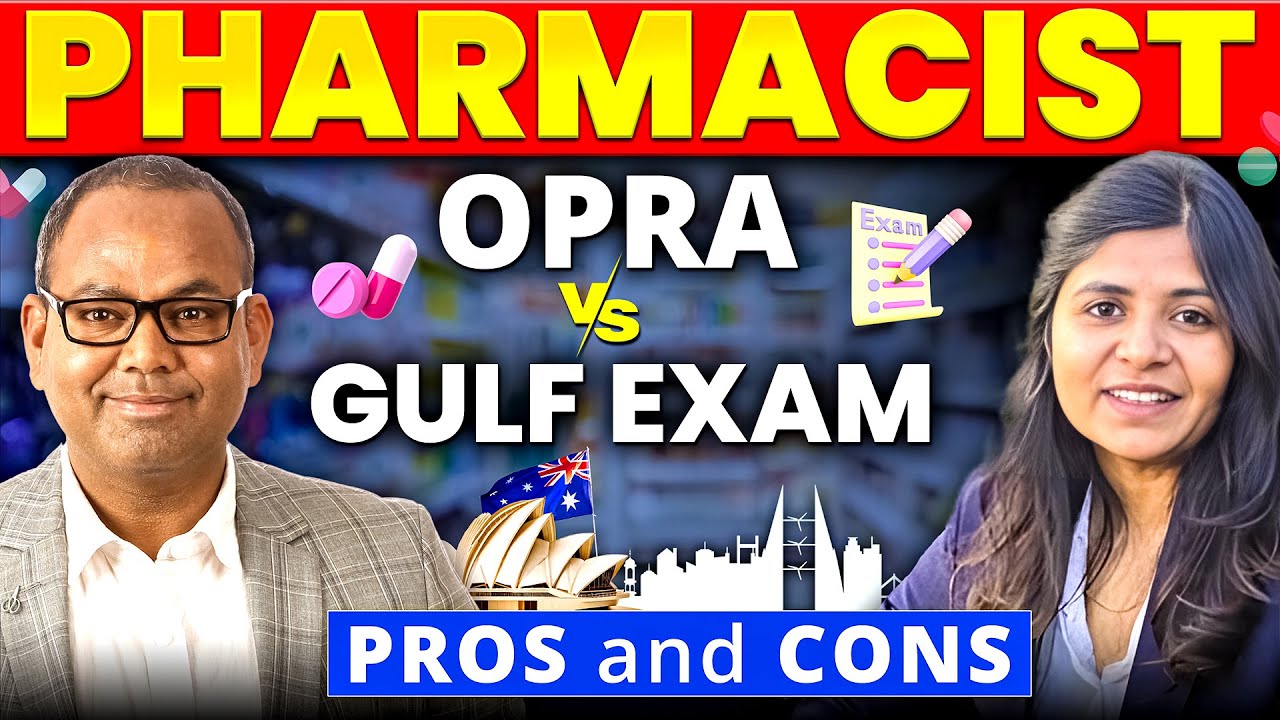 OPRA Vs Gulf Exam for Pharmacist | Pharmacist in Australia | Become a ...