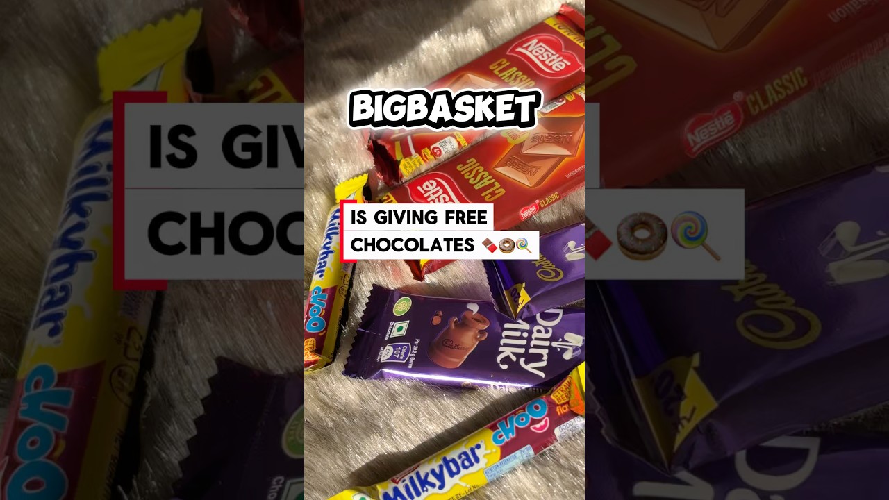 Free Chocolate from BIGBASKET  again!! Comment how to know how 
