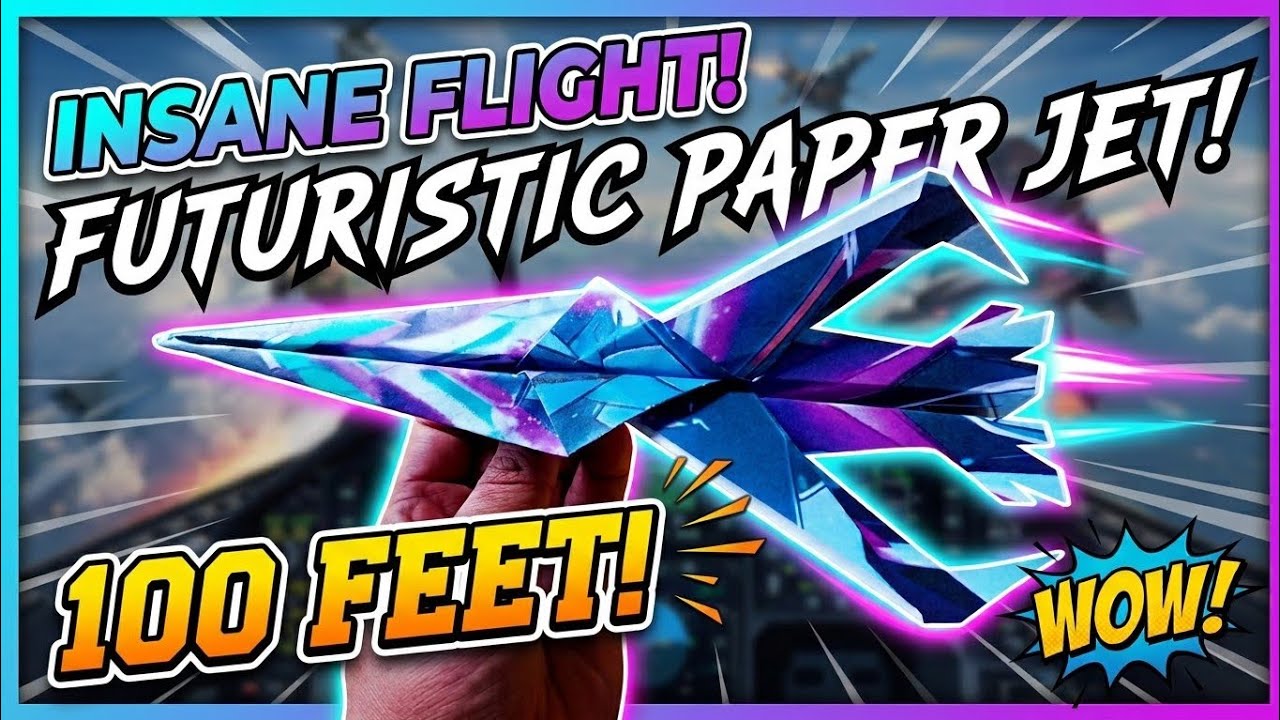 How to Make a Paper Airplane That Can Fly Far ️ - YouTube