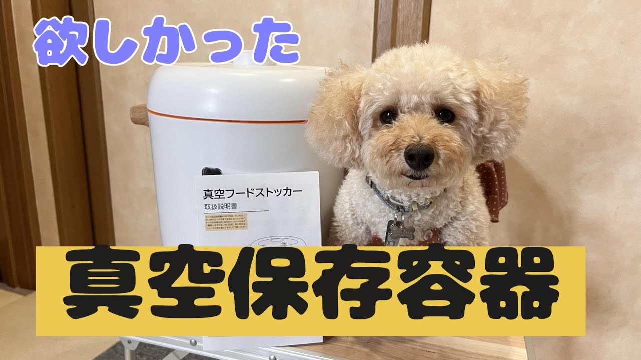 気になってた真空保存容器を使ってみたらもう一台欲しくなりました