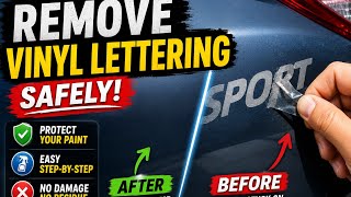  How To Safely Remove Vinyl Lettering From Car Paint 