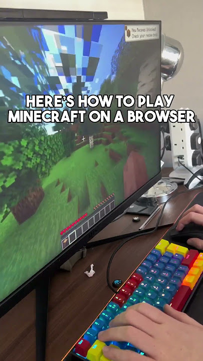 How to play minecraft on Browser #shorts #minecraft #tutorial #viral