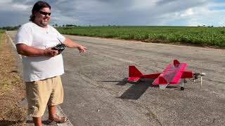 Aeromodelo Madstick DLE 35cc Flying-circus Vôo de estréia
