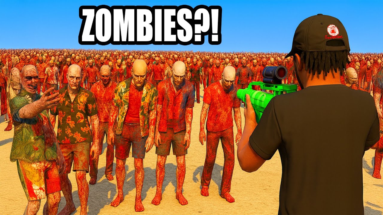 CAN I SURVIVE 1,000 ZOMBIES ON CAYO PERICO ISLAND?! | GTA 5 THUG LIFE #602
