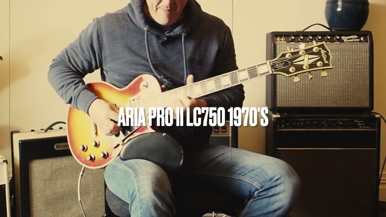 Aria Pro II LC-750 1970's Les Paul - Demo - Boogaloo Funk
