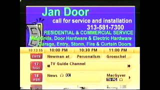 TV Guide (Muted) at 10:13 PM on May 2, 2000 switches to an auction show then the tape ends