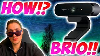 The best settings for the LOGITECH BRIO WEBCAM ~ How to SETUP your BRIO in 2020