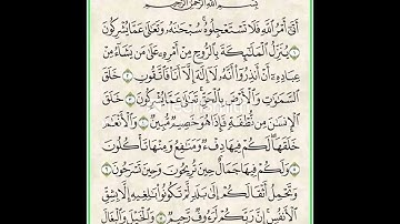 القران الكريم سورة النحل القارئ الشيخ أحمد العجمي تلاوة خاشعة