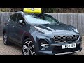2020 (69) Kia Sportage 1.6 CRDi EcoDynamics+ GT-Line S DCT Euro 6. Video Walk Around Review/For Sale