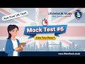 Life in the UK Mock Test#6 – Free UK Citizenship Practice Exam