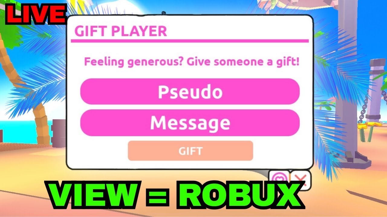 🔴 LIVE DONATION FREE ROBUX ! (Giveaway 5-10) ROBUX ! - YouTube
