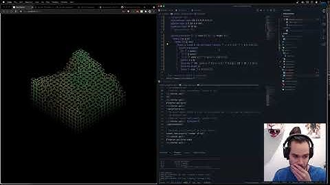 coding an isometric landscape  - generative art livecoding session