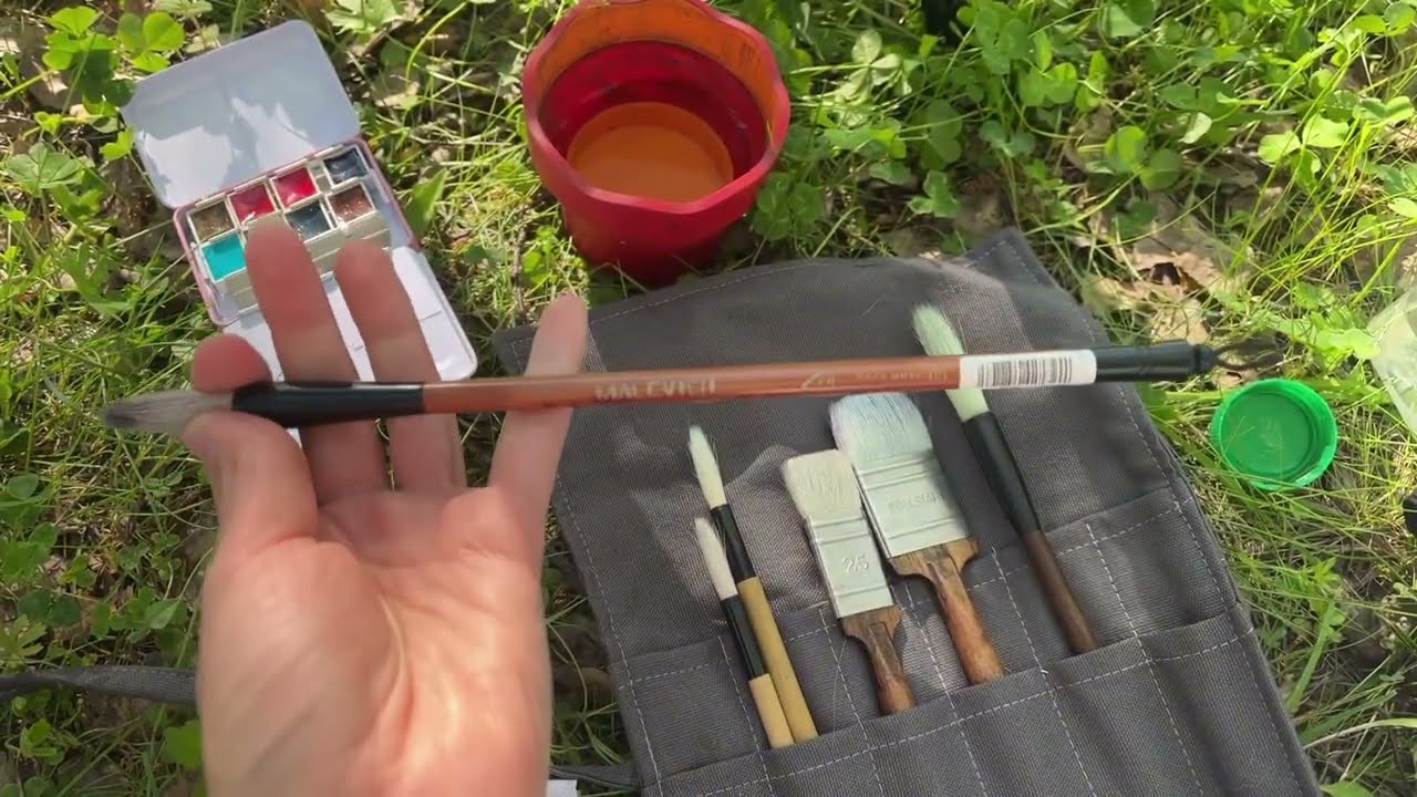 Распаковка акварели Roman Szmal 