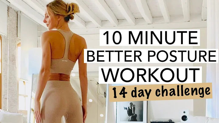 10 MIN POSTURE WORKOUT/ STAND TALLER/ 14 DAY CHALL...