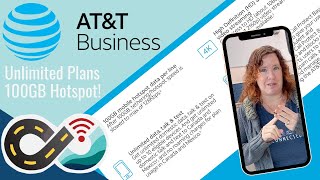 AT&T's New Business Unlimited Plans - Elite, Performance & Starter (100GB Hotspot!)