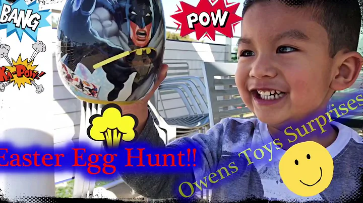 EASTER EGG HUNT WITH 3 GIANT EGGS ! BATMAN, MINIONS, & ANGRY BIRDS !