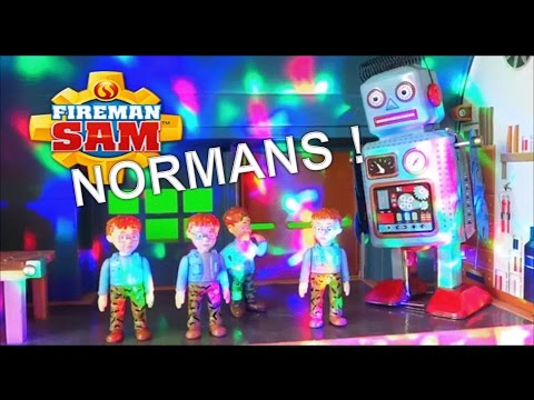 Feuerwehrmann Sam / Fireman Sam - Naughty Norman's Robot ! Peppa Pig goes for help