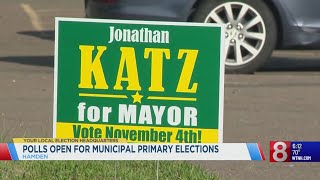 Polls open for municipal primary elections