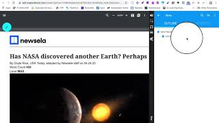 Snap & Read Chrome Outline