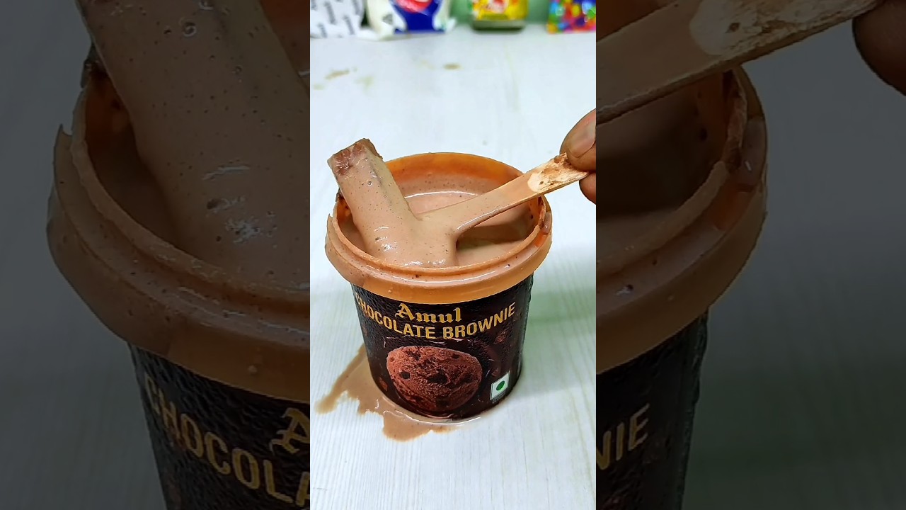 Amul Chocolate Brownie Ice Cream 🍫🍦