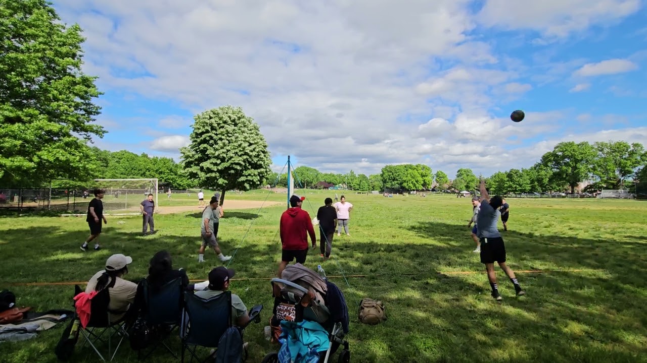 May 19, 24 -Sunday Crew playing volleyball & team Chimbay/Cortez playing in sync with each other.