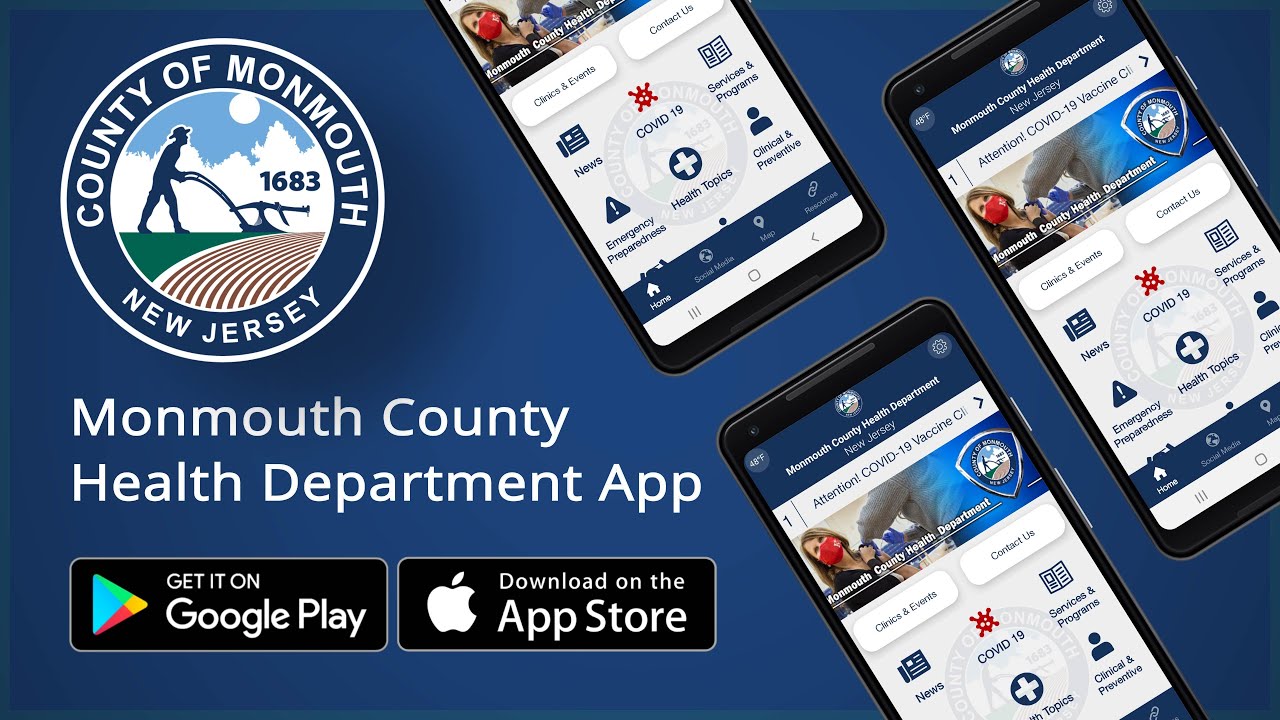 Monmouth County Health Department App Launches YouTube