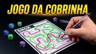 SNOK, O jogo da Cobrinha - Print and Play - Joquinhos Hard