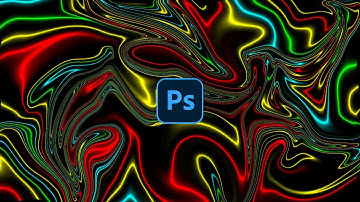 How to Create a Neon Liquid Abstract Background in Photoshop