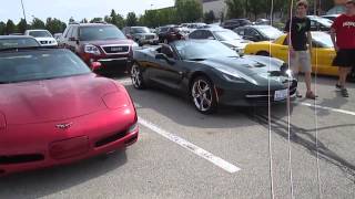 Car Show In Bolingbrook, IL (The Corvettes)