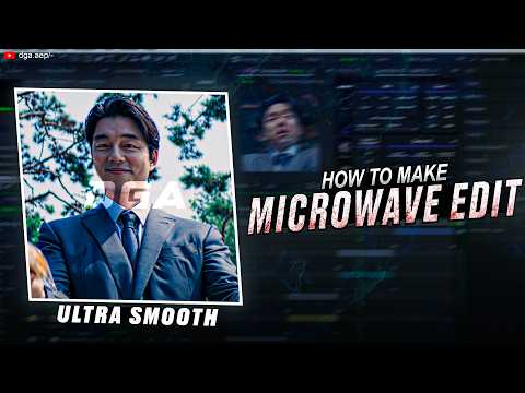 Tutorial: How to Create Ultra Smooth “Microwave” Edits  🔥 |  After Effects