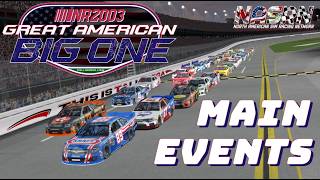 2026 NR2003 Great American Big One - Main Events