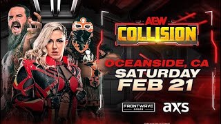 WWE 2K25 AEW Collision 2/21/26 Full Show