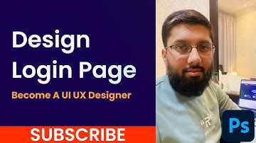 Design login page in photoshop