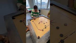 New carrom board tricks and indirect carrom shot #carrom #shorts #carromfriends