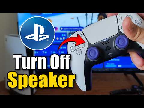How To Turn Off PS5 Controller Speaker - No Noise