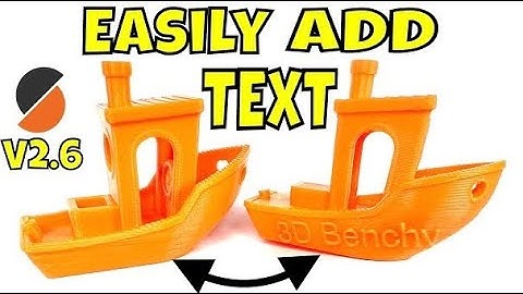 Add Text to any 3D Print in PrusaSlicer V2.6
