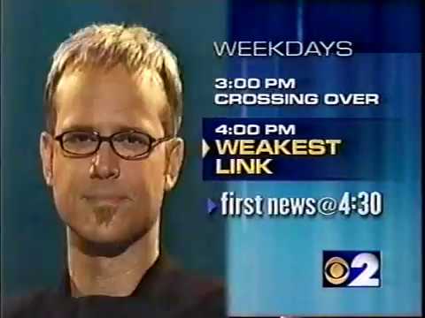 vintage helmet WCBS The Weakest Link promo, 2002