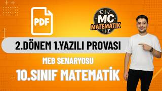 “10. Sınıf Matematik 2.Dönem 1. Yazılı Provası | MEB SENARYOSU | 2026