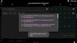 75.0: Fast go to for some regions in memory editor - GameGuardian screenshot 5